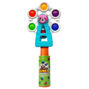 Popit Spinner Activity Toy with Choco Beans Tube for Kids